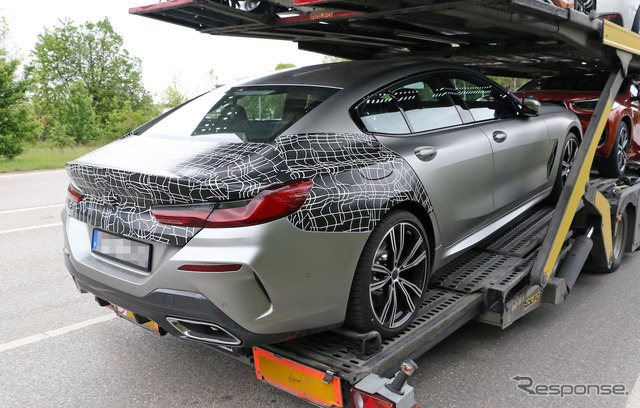 BMW 8シリーズグランクーペ(スクープ写真)