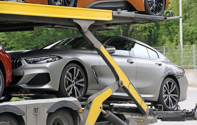 BMW 8シリーズグランクーペ(スクープ写真)