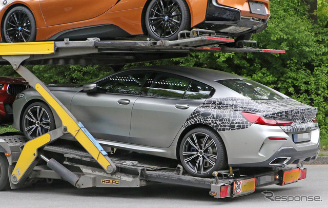 BMW 8シリーズグランクーペ(スクープ写真)