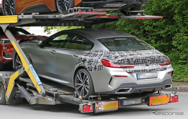 BMW 8シリーズグランクーペ(スクープ写真)