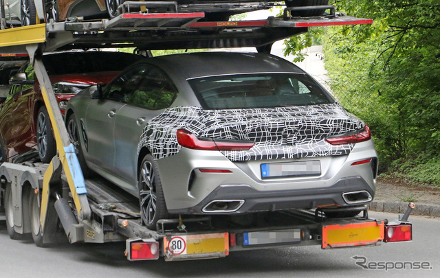 BMW 8シリーズグランクーペ(スクープ写真)