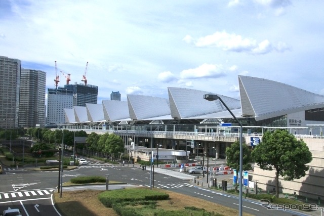 会場のパシフィコ横浜