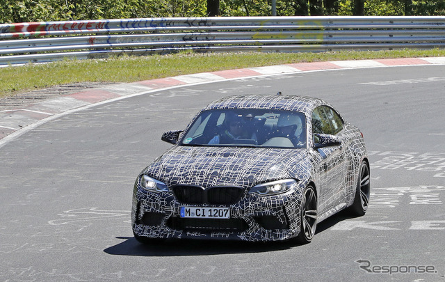 BMW M2 CS プロトタイプ(スクープ写真)