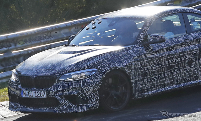 BMW M2 CS プロトタイプ(スクープ写真)