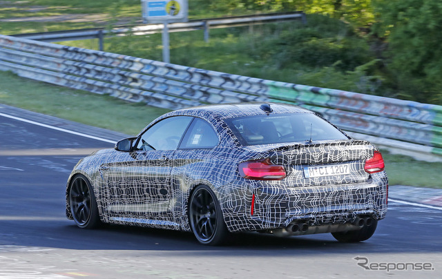 BMW M2 CS プロトタイプ(スクープ写真)