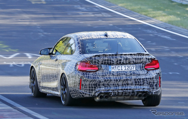 BMW M2 CS プロトタイプ(スクープ写真)
