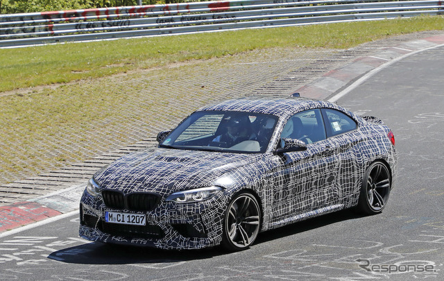 BMW M2 CS プロトタイプ(スクープ写真)