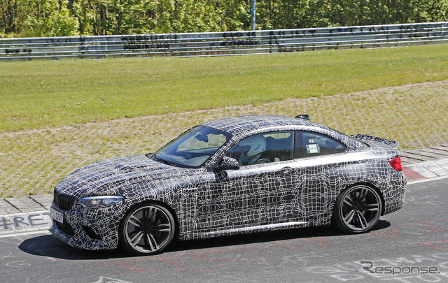 BMW M2 CS プロトタイプ(スクープ写真)