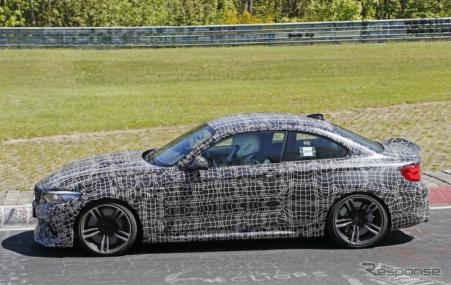 BMW M2 CS プロトタイプ(スクープ写真)