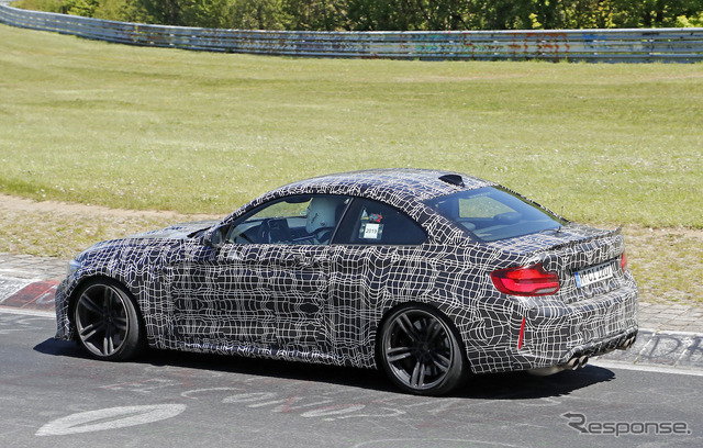 BMW M2 CS プロトタイプ(スクープ写真)