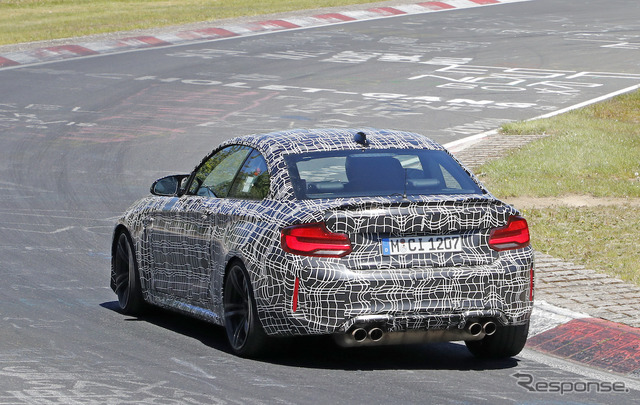 BMW M2 CS プロトタイプ(スクープ写真)