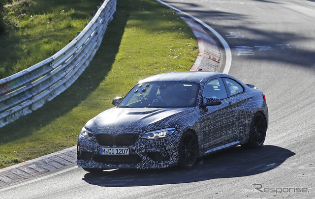 BMW M2 CS プロトタイプ(スクープ写真)