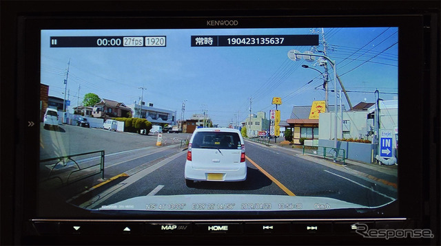 ケンウッド ナビ連携型2カメラドライブレコーダー DRV-MN940