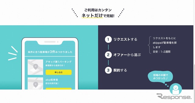 akippaが駐車場シェアに「定期利用サービス」を導入