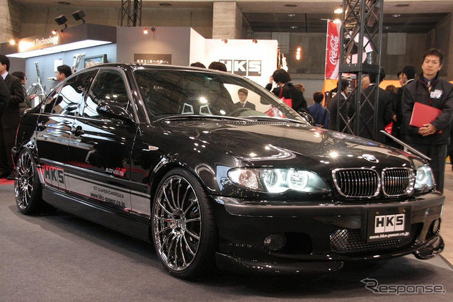 【東京オートサロン08】写真蔵…HKS BMW 3シリーズ…GTスーパーチャージャー