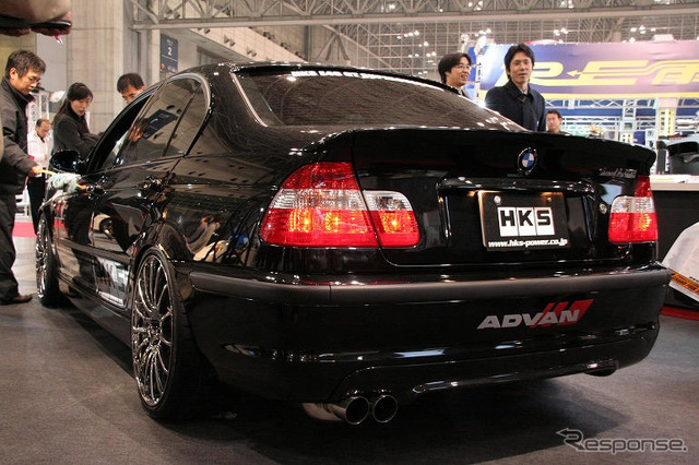 【東京オートサロン08】写真蔵…HKS BMW 3シリーズ…GTスーパーチャージャー