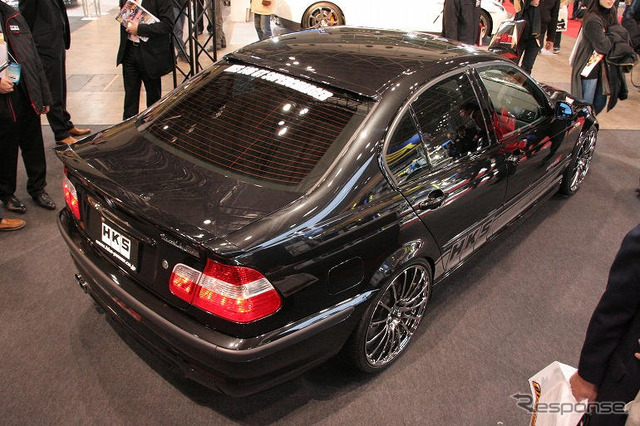 【東京オートサロン08】写真蔵…HKS BMW 3シリーズ…GTスーパーチャージャー