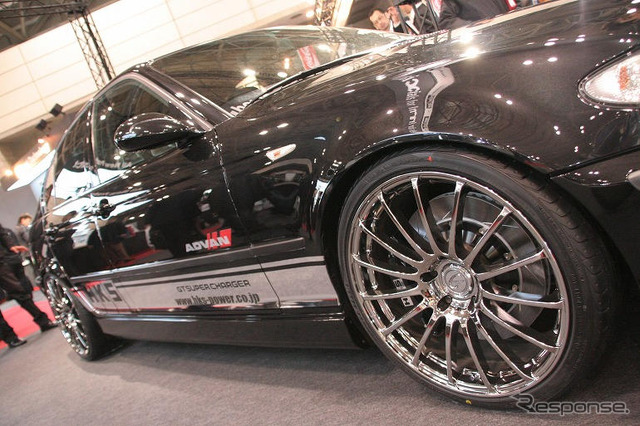 【東京オートサロン08】写真蔵…HKS BMW 3シリーズ…GTスーパーチャージャー