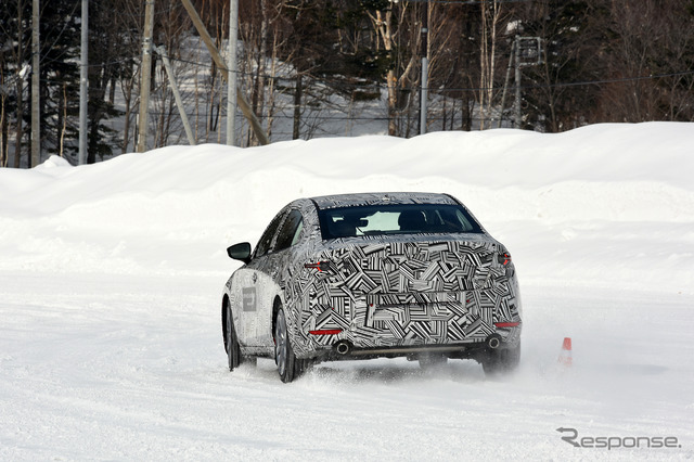 マツダ3 新型(プロトタイプ) 雪上試乗会