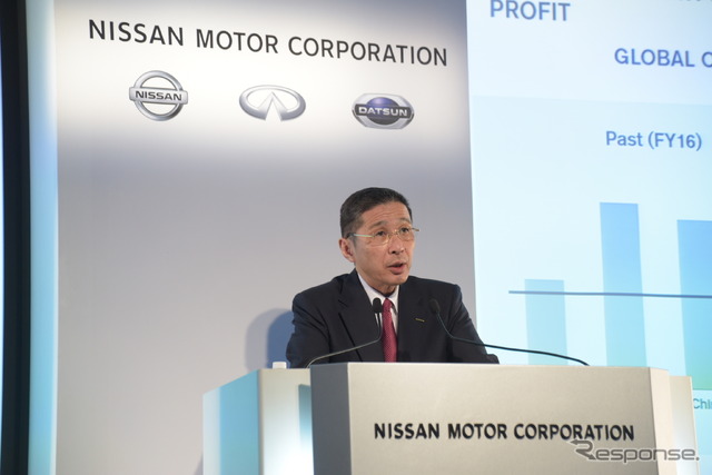 日産の西川CEO 《写真 日産自動車》