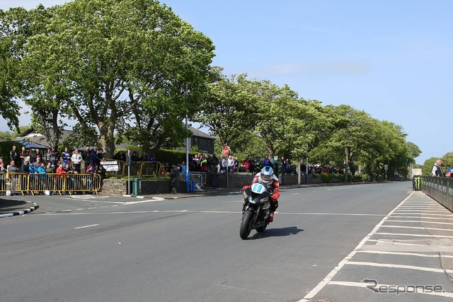 日本から参戦の山中選手は無事予選通過（マン島TTレース2019）