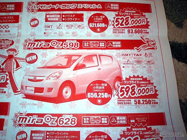 【新車値引き情報】軽自動車をこの価格で…ムーヴラテ、24.4万円引きなど