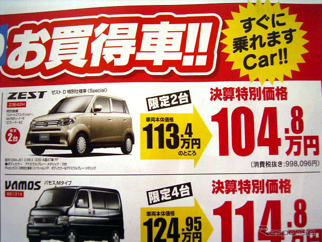 【新車値引き情報】軽自動車をこの価格で…ムーヴラテ、24.4万円引きなど