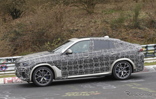 BMW X6 新型プロトタイプ(スクープ写真)