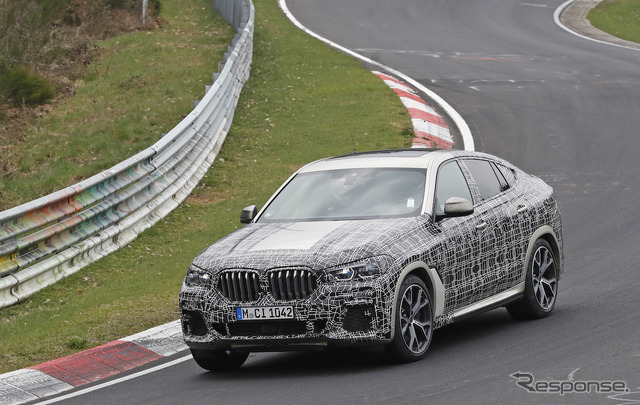 BMW X6 新型プロトタイプ(スクープ写真)