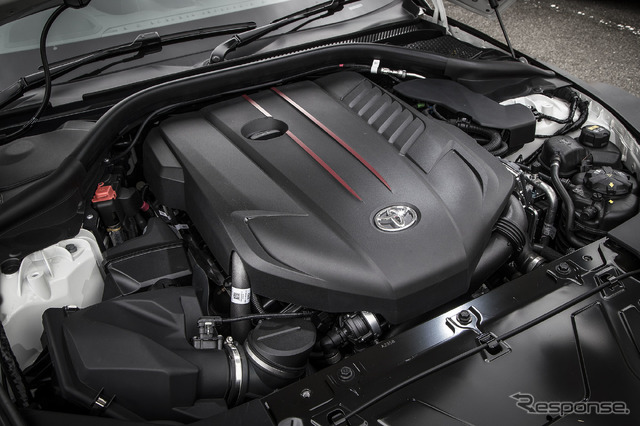 トヨタ スープラ 新型の3リットル直列6気筒エンジン(RZ)