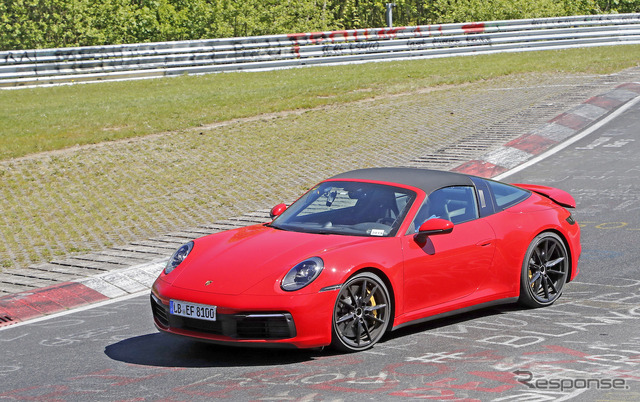 ポルシェ 911タルガ4 GTS 新型 スクープ写真