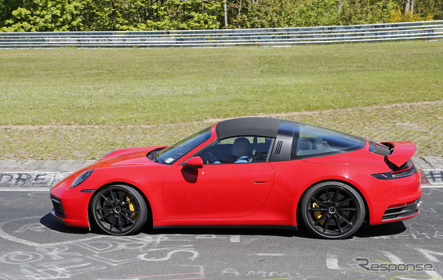 ポルシェ 911タルガ4 GTS 新型 スクープ写真