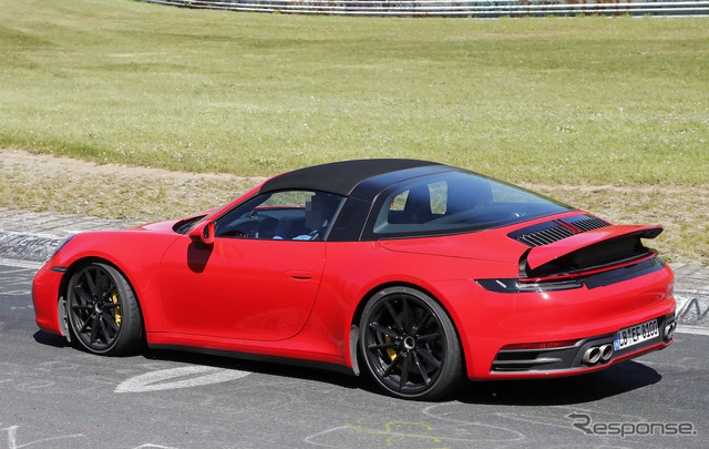 ポルシェ 911タルガ4 GTS 新型 スクープ写真