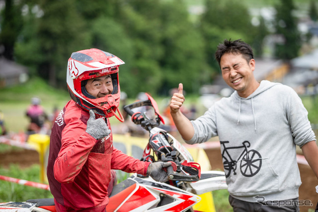 【JNCC 第4戦】初開催の全開コース戸狩で、馬場大貴が渡辺学に迫る