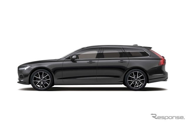 V90 D4 ノルディック エディション(オニキスブラックメタリックxマルーンブラウン)