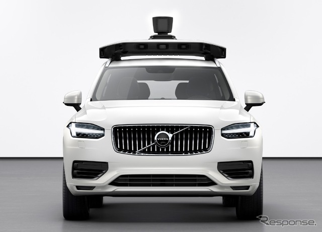 ボルボカーズの自動運転車の量産モデル。ボルボXC90がベース