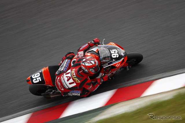 渡辺一樹選手（2018年鈴鹿8耐フリー走行）。2018年はS-PULSE DREAM RACING・IAIからむ参戦して4位。