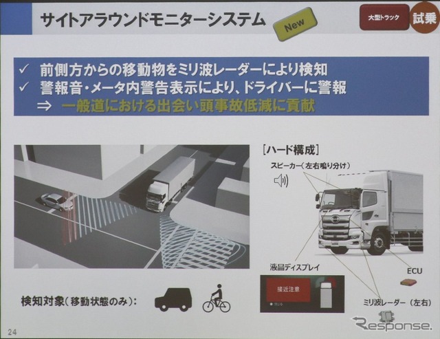 日野自動車安全技術試乗会