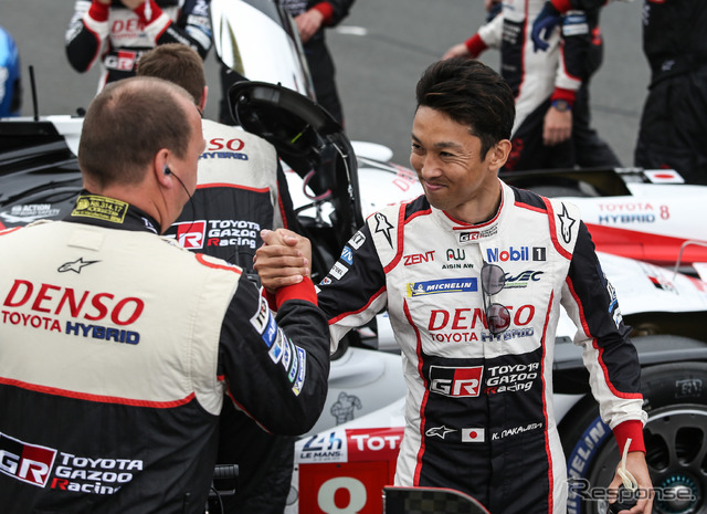 個人としても2年連続ルマン優勝を目指している中嶋一貴(#8)。