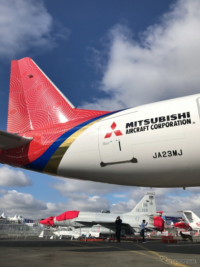 ミツビシ・スペースジェット(パリ航空ショー2019)