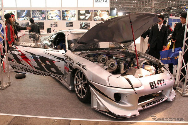 【東京オートサロン08】写真蔵…BLITZ スープラ