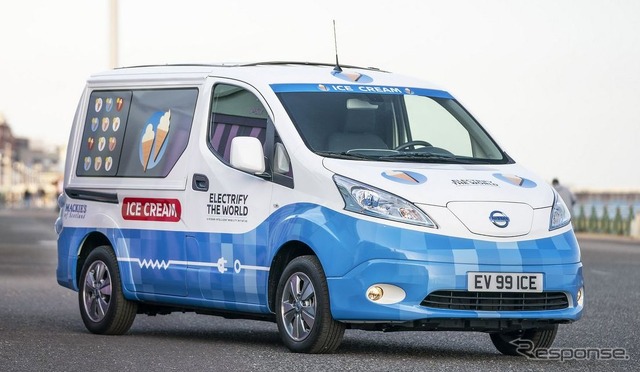 日産 e-NV200 のアイスクリームバンコンセプト