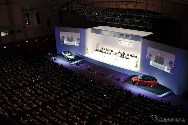 日産自動車株主総会（6月25日）