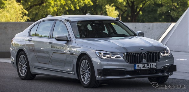 BMW 7シリーズ をベースにした最新の自動運転プロトタイプ車