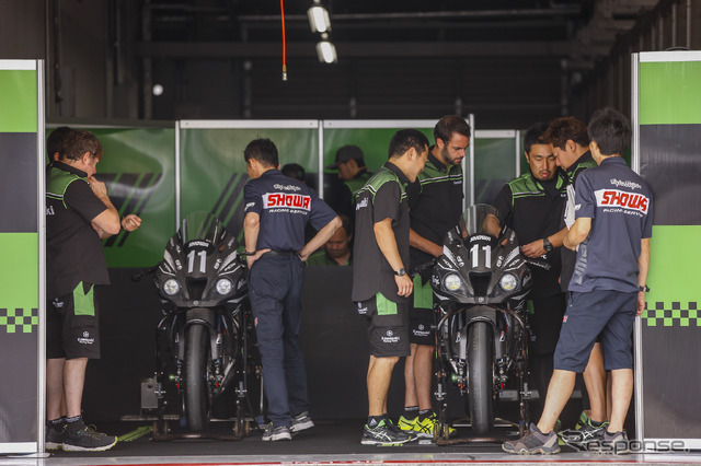 カワサキNinja ZX-10RRで鈴鹿8耐練習走行(6月25~26日)