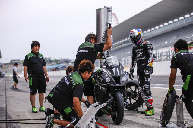 カワサキNinja ZX-10RRで鈴鹿8耐練習走行(6月25~26日)
