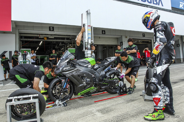 カワサキNinja ZX-10RRで鈴鹿8耐練習走行(6月25~26日)