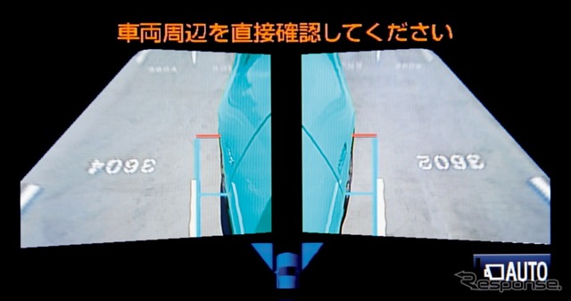 パノラミックビューモニター 全周囲&リアビュー表示イメージ