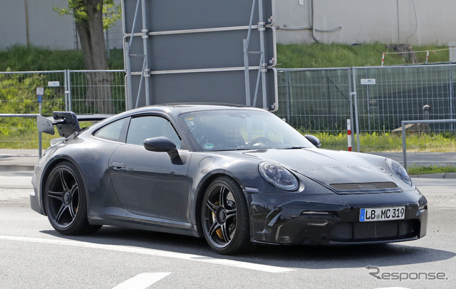 ポルシェ 911 GT3 新型 スクープ写真