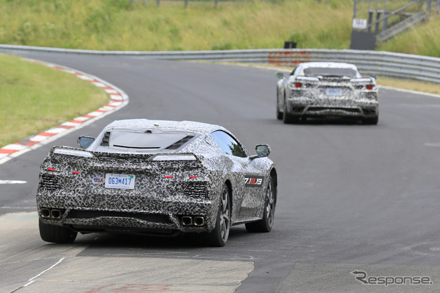 シボレー コルベット 次期型(C8)スクープ写真